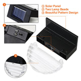 4-pc Outdoor Solar LED Deck Light Garden Decoration Wall and Step Light_5