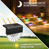 4-pc Outdoor Solar LED Deck Light Garden Decoration Wall and Step Light_7