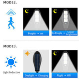 Remote Controlled Human Induction Outdoor Solar Garden Light_12