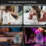 3D Star Sky Crystal Touch Control Bluetooth Speaker- USB Charging_2