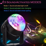 Remote Controlled RGB Voice Activated Rotating Crystal Light- US, UK, EU Plug_16