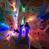 Fiber Optics Butterfly String Lights 12 LED Outdoor Decoration Lights_7