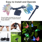 Fiber Optics Butterfly String Lights 12 LED Outdoor Decoration Lights_16