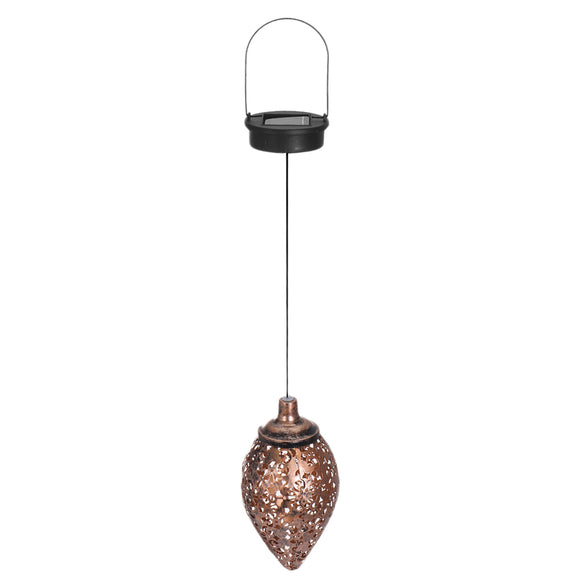 Hanging Solar Lantern for Outdoor Garden Metal Light Lamp_0
