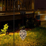Hanging Solar Lantern for Outdoor Garden Metal Light Lamp_2