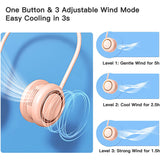 Neck Fan Bladeless Hanging Personal Air Conditioner- USB Charging_7