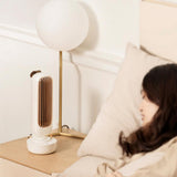 Retro Humidification Silent Wireless USB Rechargeable Tower Fan_4