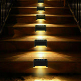 LED Light Solar Powered Staircase Step Light for Outdoor Use_15