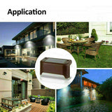 LED Light Solar Powered Staircase Step Light for Outdoor Use_13