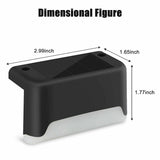 LED Light Solar Powered Staircase Step Light for Outdoor Use_7