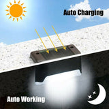 LED Light Solar Powered Staircase Step Light for Outdoor Use_10