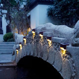 LED Light Solar Powered Staircase Step Light for Outdoor Use_11