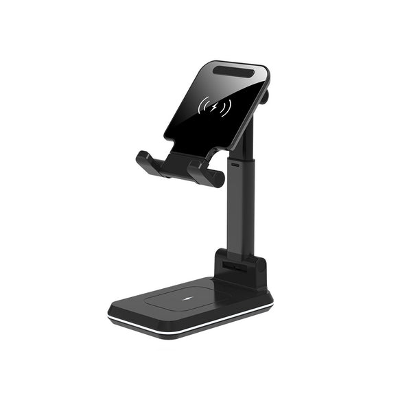 10W QI Charging Stand Telescopic Desktop Phone Bracket- USB Powered_7