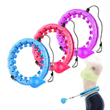 Adjustable and Detachable Abdominal Exercise Hula Hoop_9