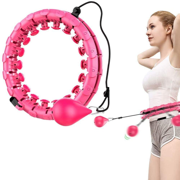 Adjustable and Detachable Abdominal Exercise Hula Hoop_0