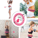 Adjustable and Detachable Abdominal Exercise Hula Hoop_1