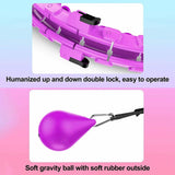 Adjustable and Detachable Abdominal Exercise Hula Hoop_5