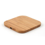 Wireless Wooden Charging Pad for QI Enabled Devices- USB Cable_1