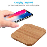 Wireless Wooden Charging Pad for QI Enabled Devices- USB Cable_3
