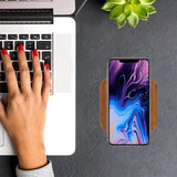 Wireless Wooden Charging Pad for QI Enabled Devices- USB Cable_6