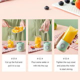 Portable USB Rechargeable Handheld Blender and Juicer_16
