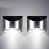 2 Packs Solar Powered Outdoor Wall Lamp Garden Step Light_15