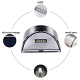 2 Packs Solar Powered Outdoor Wall Lamp Garden Step Light_13