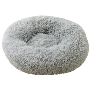 Machine Washable Calming Donut Cat and Dog Pet Bed_0