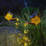 Solar Powered Watering Can LED String Light Outdoor Garden Décor_0