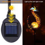 1 Pc Garden Décor Outdoor Solar Powered Hollow Flame Light_1