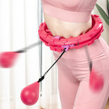 Fitness Hoop with Massage Rings with Detachable Segments_0