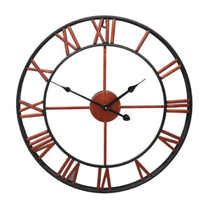 Roman Numeral Vintage Battery-Operated Antique Style Wall Clock_0