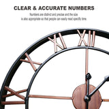 Roman Numeral Vintage Battery-Operated Antique Style Wall Clock_8
