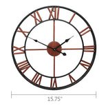 Roman Numeral Vintage Battery-Operated Antique Style Wall Clock_9