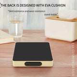 Portable Wooden Charging Pad and Digital Alarm Clock- USB Powered_6