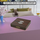 Portable Wooden Charging Pad and Digital Alarm Clock- USB Powered_11