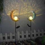 Crescent Hollow Half Moon Solar Powered Stake Lights_11