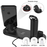 3-in-1 Wireless Charging Dock for QI Devices- USB Powered_2