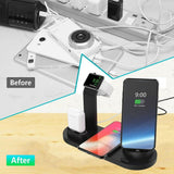 3-in-1 Wireless Charging Dock for QI Devices- USB Powered_3