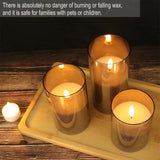 Battery Powered Flameless Flickering LED Wickless Candle_8