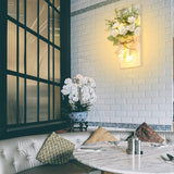 Remote Controlled Rustic Wall Mason Jar Scone Fairy Lights- Battery Powered_12