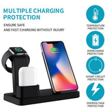 3-in-1 Fast Charging Wireless Mobile Phone Charging Station(USB Power Cable)_4