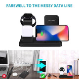 3-in-1 Fast Charging Wireless Mobile Phone Charging Station(USB Power Cable)_5