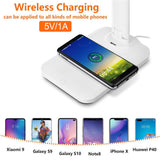 LED Desk Lamp with 5W Wireless Charging Function- USB Interface_5