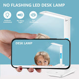 Foldable Wireless LED Desk Lamp and Digital Clock- USB Charging_9