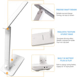 Foldable Wireless LED Desk Lamp and Digital Clock- USB Charging_4