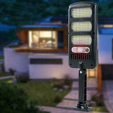LED Solar Street Wall Light PIR Motion Sensor Dimmable Lamp_8
