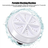 Automatic Cycle Personal Mini Turbo Washing Machine- USB Powered_12
