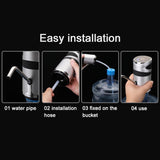 USB Charging Portable Electric Drinking Water Bottle Pump_9