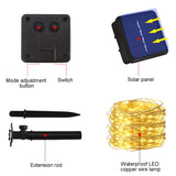 200LED Solar Powered String Fairy Light for Outdoor Decoration_4